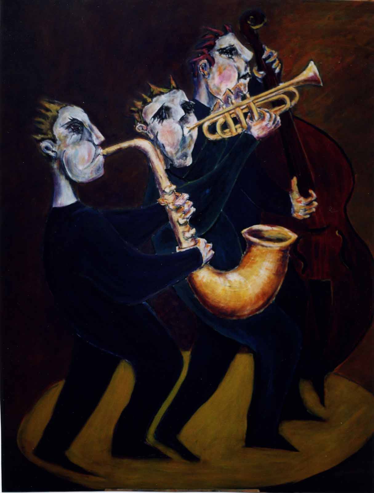 three jazz musicians